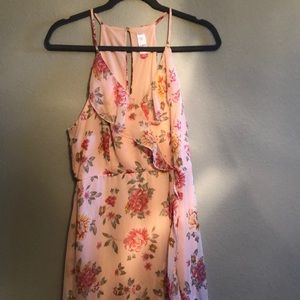 Pink maxi dress